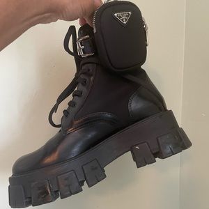 PRADA COMBAT BOOTS